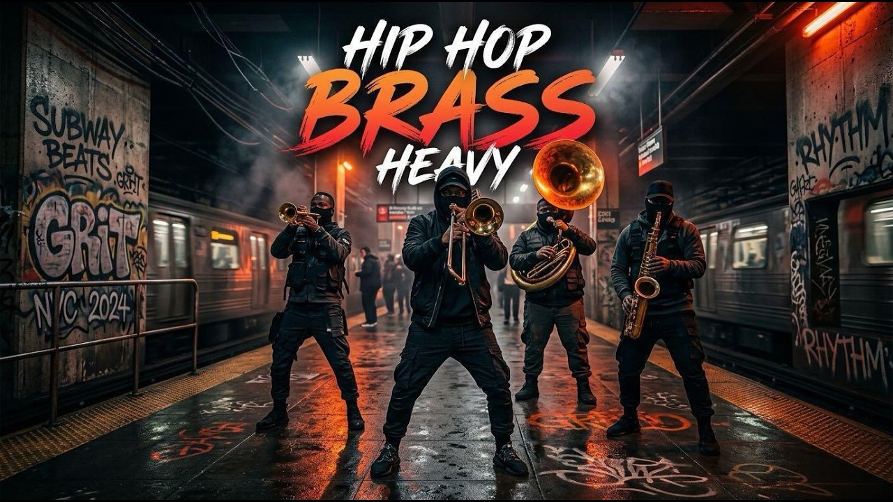 Hip Hop Brass Instrumental – Heavy Trombone Beats | Dark Boom Bap (20 Min)