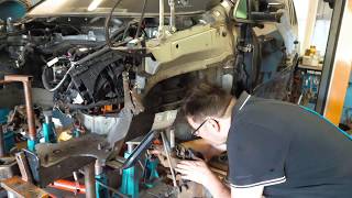 Richtbankarbeit// Fahrzeugunfall instand setzen//  KFZ Service Hoffmann [4K]