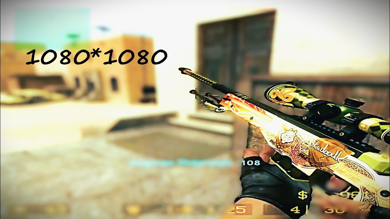 playing cs source on 1080*1080 streched! #cssource #cs16 #csgo #cs2 ...