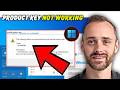 Product Key Invalid? Fix Windows 11 Activation Error Now
