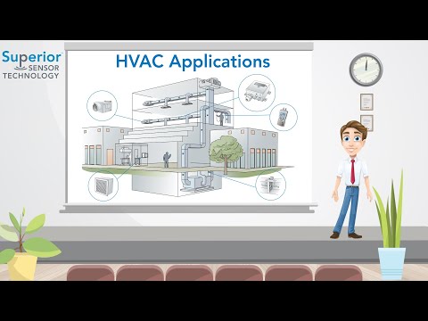 HVAC Applications for Differential Pressure Sensors - video from Superior Sensor Technology