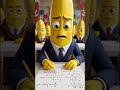smart banana goes to school #ai #ballerinacappuccina #brainrot #funny #funnyshorts #haha