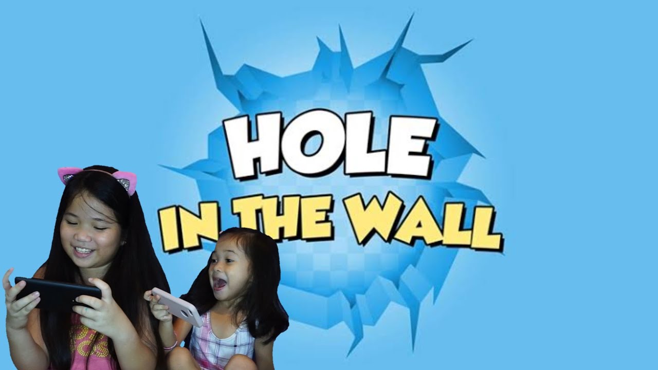 Roblox Hole in Wall Game with Ianne and Annedy YouTube