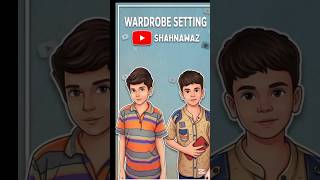 Wardrobe seting🥰🤩 #minivlog #vlog #shorts |shahnawaz Ke vlogs.