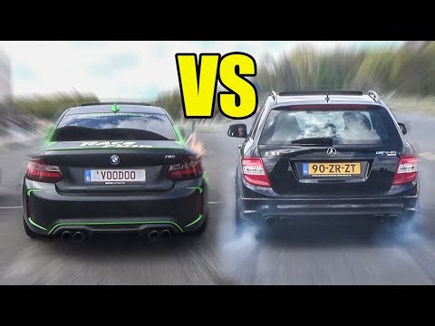 BMW M2 Vs Mercedes C63 AMG - DRAG RACE