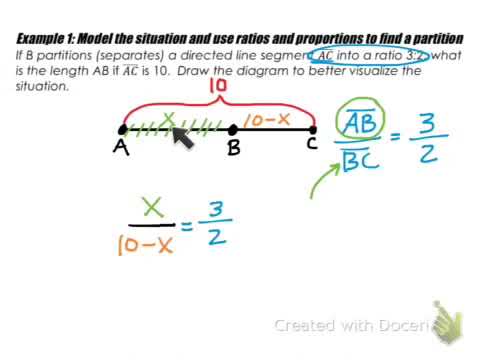 Geometry-Using Segment Addition Postulate and Ratios to Find the Missing Length