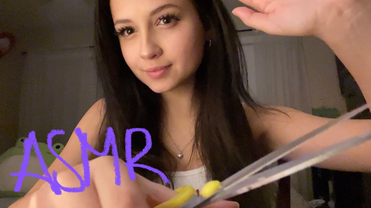 ASMR lofi rude hairstylist and ear piercing - YouTube