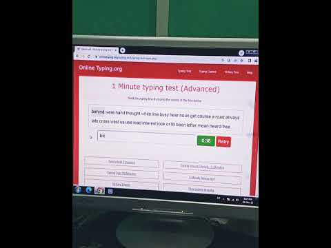 Typing fast on computer _ 87 words per minute @learncomputerandtyping