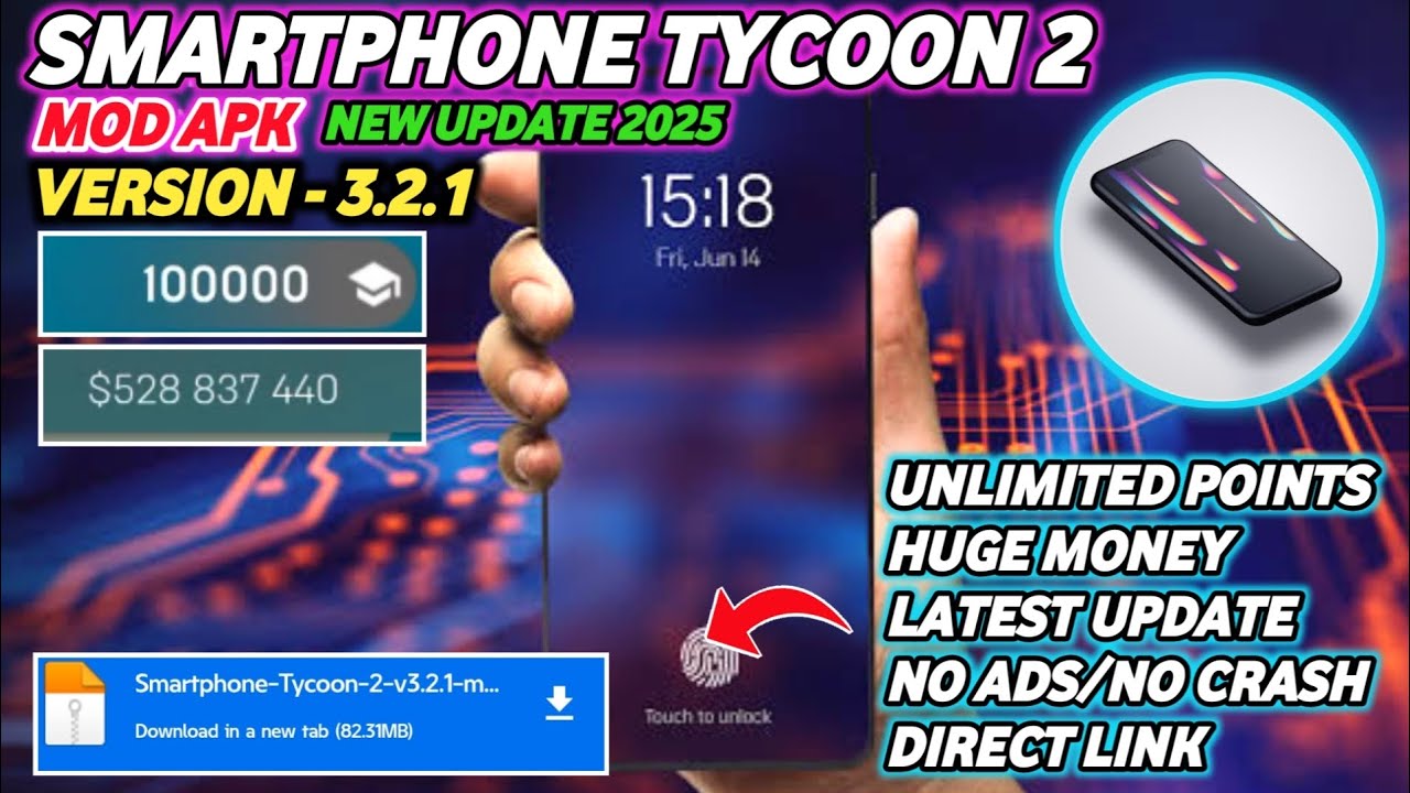 Smartphone Tycoon 2 Mod Apk v3.2.1 New Update Unlimited Scholar
