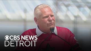 Canadian officials celebrate Gordie Howe Bridge opening
