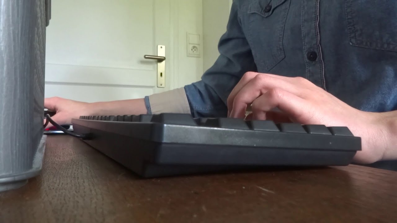 Séance d'écriture à l'ordinateur sans paroles Asmr Ambiance de