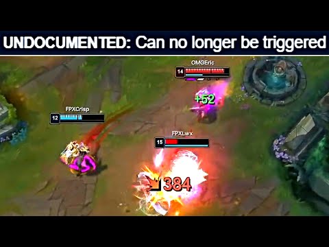 How Riot Undocumented Change caused this Bug in Pro Play: