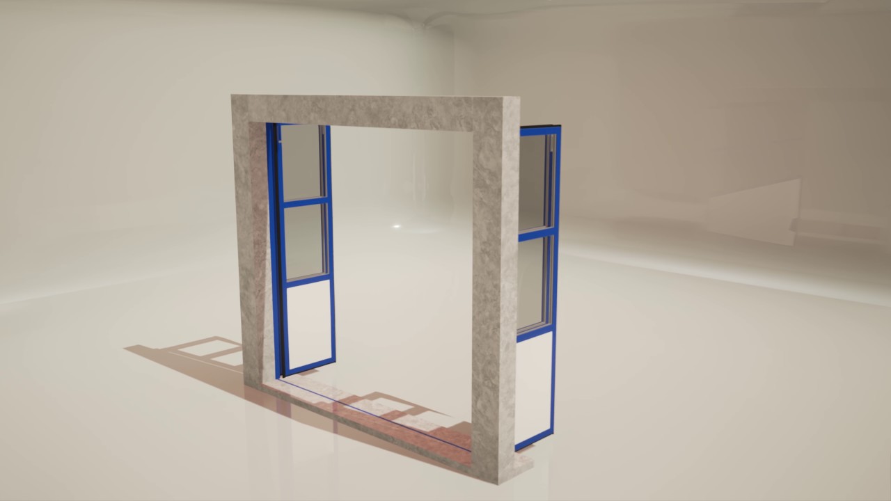 Falttoranimation Alpgate