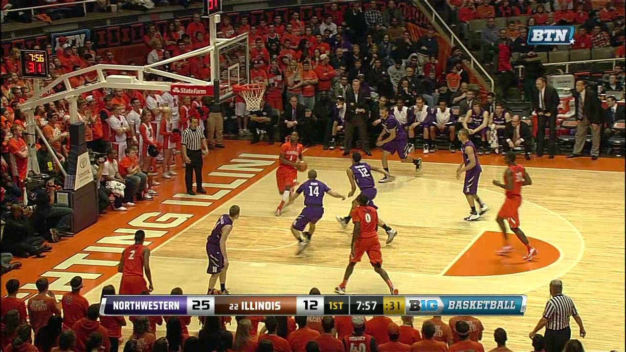 D.J. Richardson Dunks on Northwestern.
