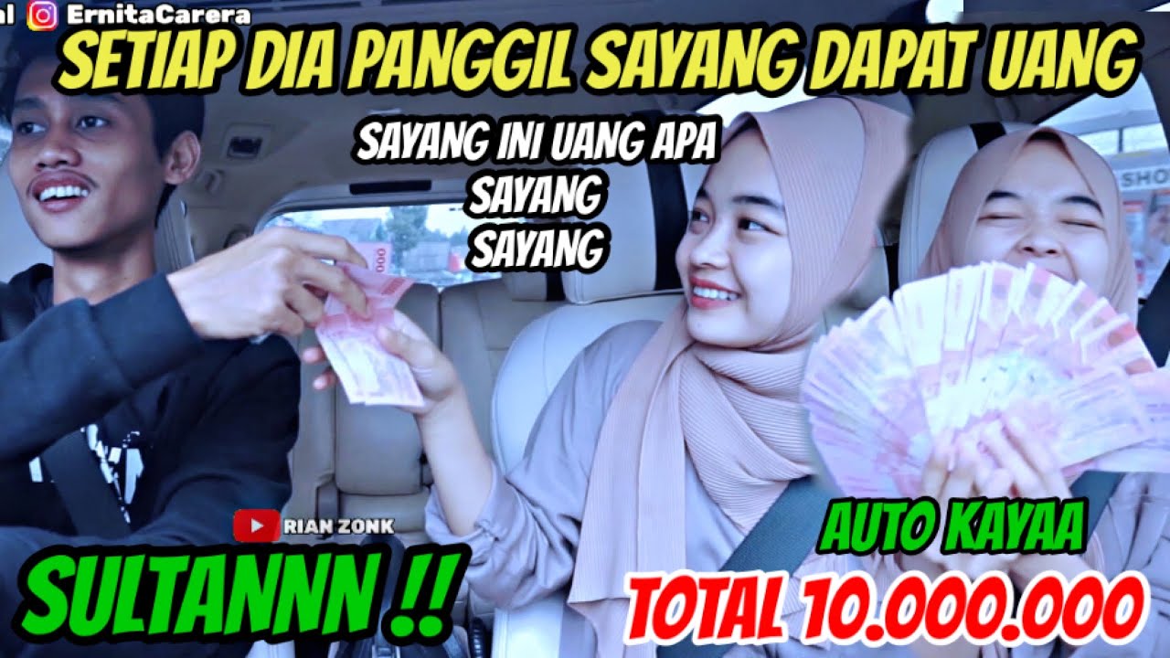 SURPRISE SETIAP DIA PANGGIL SAYANG AKU KASIH UANG, SAMPAI TOTAL 10JT