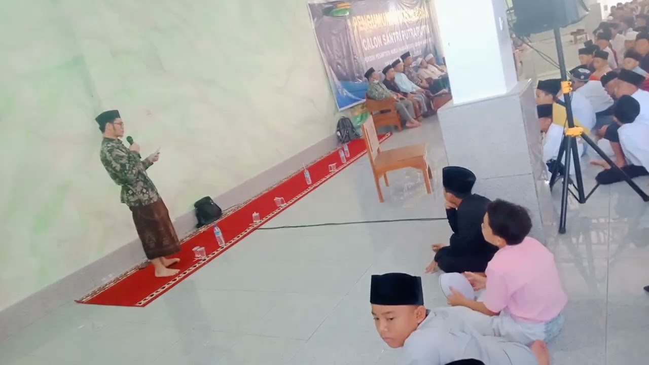Pengumuman hasil ta'aruf Kepondokan calon SANTRI Putra Nurul Hakim Lombok, Masjid Zakaria Salamah