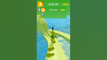 Satisfying Mobile Game - Stack Rider All Levels Gameplay Walkthrough Android, iOS #230 #shorts