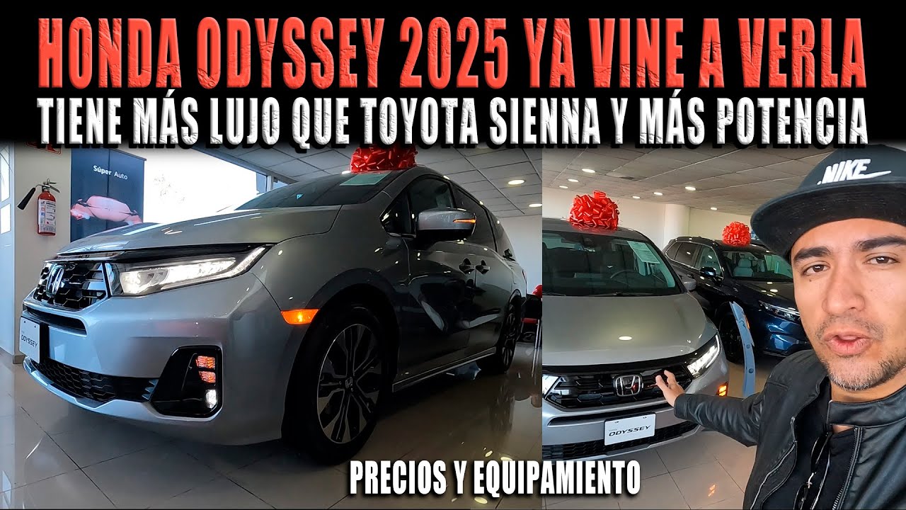 HONDA ODYSSEY 2025 🔴 ES MÁS LUJOSA QUE TOYOTA SIENNA 2025