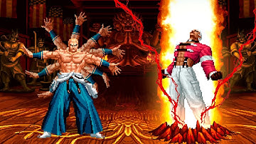 [KOF Mugen] Geese Howard Team vs Yashiro Nanakase Team