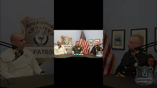 Drone assists police officers in locating a hiding suspect