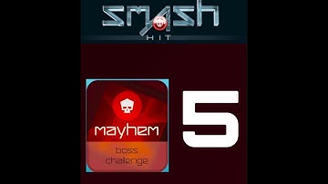 Smash Hit Checkpoint/Level 5 (Mayhem mode) (Original vs reverse)