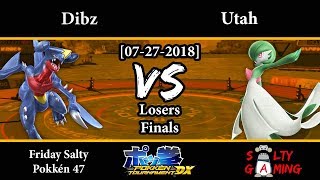 [2018-07-27] Pokkén - Dibz (Garchomp, Darkrai) vs Utah (Gardevoir) LF