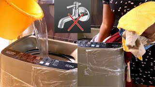 Famous New Trick😱|Fully Automatic Washing machine without tap water| use it manually|mayglow Tv Net Worth