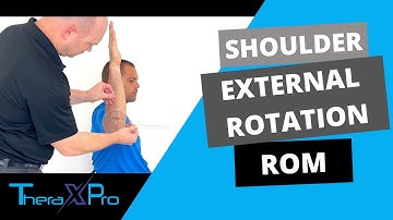 Goniometry | Shoulder External Rotation Range of Motion - Seated