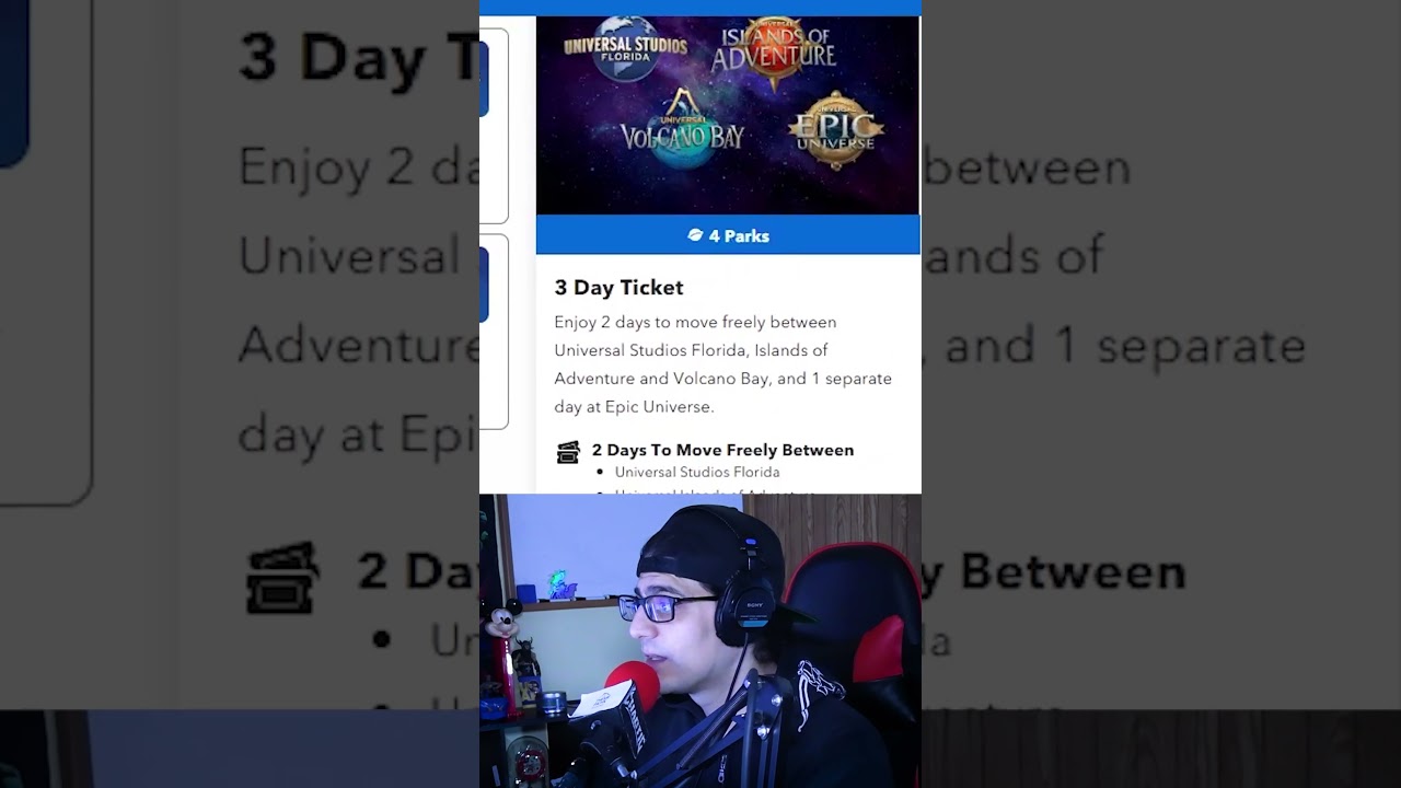 В тематических парках Universal Studios появились билеты на Epic Universe Park Hopping & More 2026