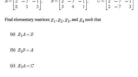 Bab 1 Sistem Persamaan Linier (1) - Contoh Soal Matriks Elementer - Aljabar Linier 05