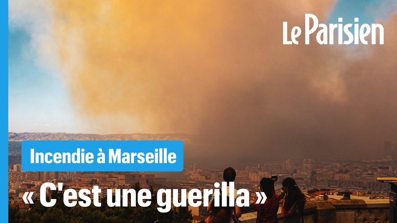 Marseille touchée par les flammes : une dizaine d'habitations détruites