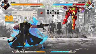 Blade - Black Panther & Spiderman Assist Basic Super | MARVEL Tōkon: Fighting Souls Combo