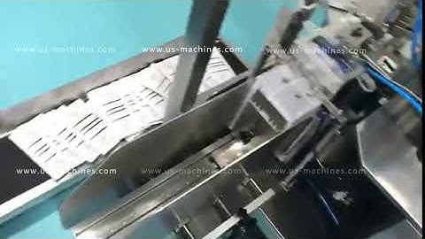 Semi automatic facial mask piece folding inserting bag filling sealing packaging machine