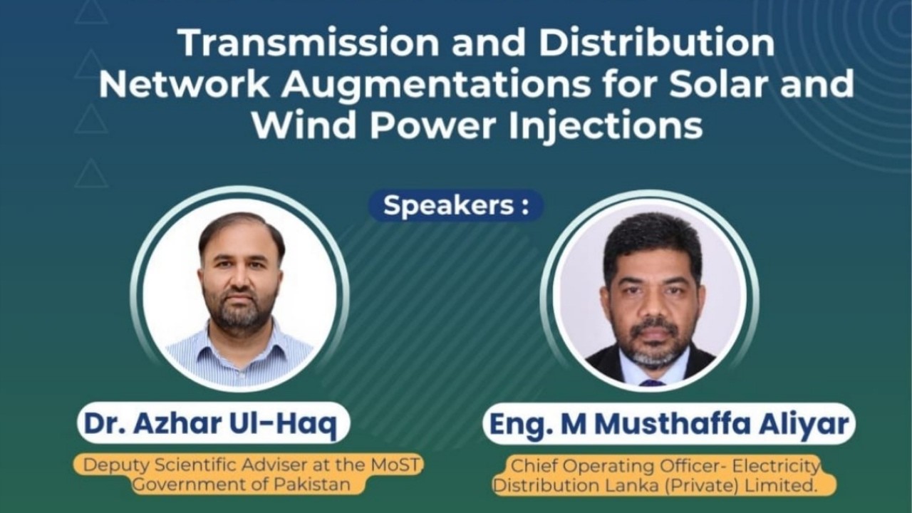 SAARC Webinar on Scheduling of Wind and Solar Power Projects
