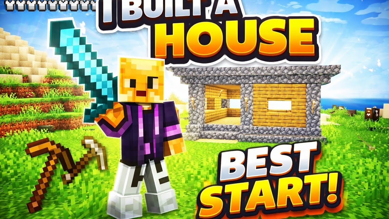 Minecraft Survival Series Episode 1 - My New Journey! 😈🔥 - YouTube