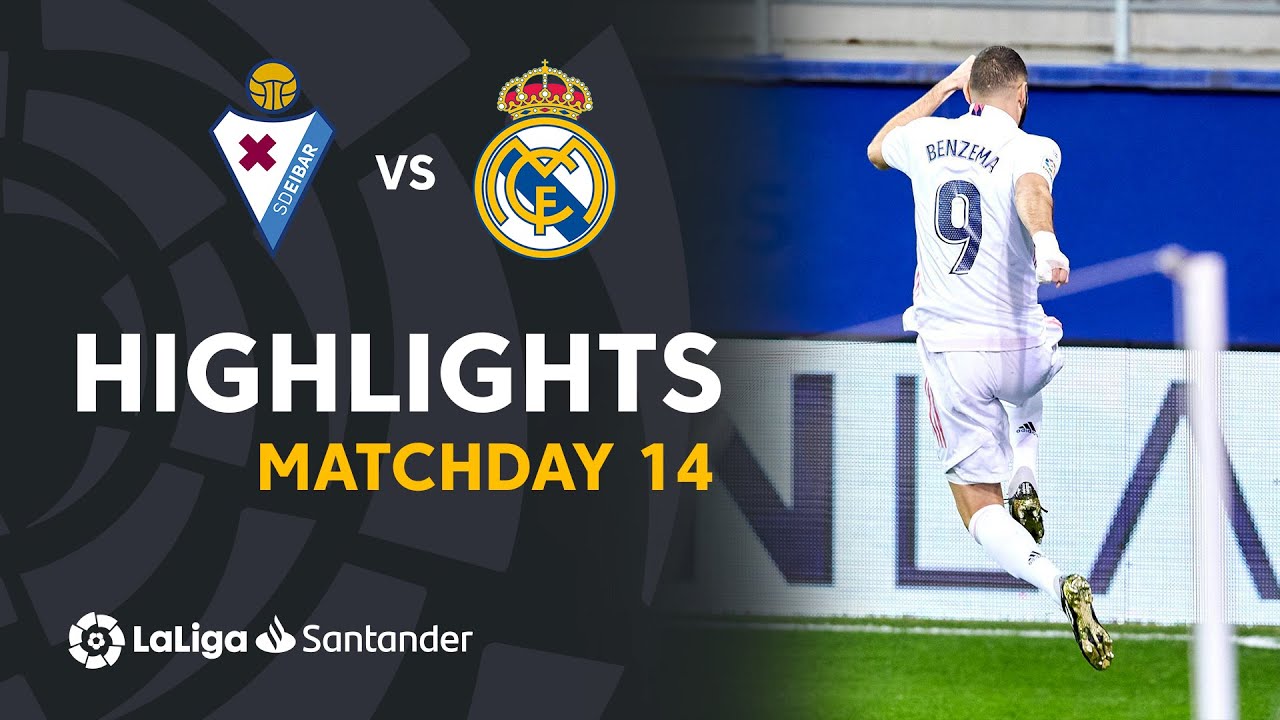 Highlights SD Eibar vs Real Madrid (1-3)
