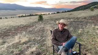 Andy Hedges reads “The Bronco” by Captain Jack Crawford, the scout poet