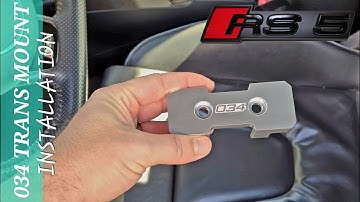 Improving performance on my Audi RS5 with a racing transmission mount insert