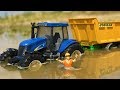 Bruder rc tractors in the mud  rc