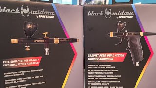 Spectrum new Black Widows line of air brushes
