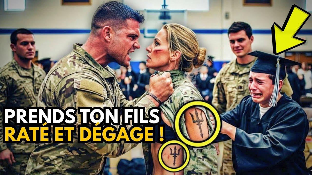 Elle Vient pour son Fils — Ils la Poussent et Figent Devant son Tatouage Navy SEAL.