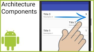 Room + ViewModel + LiveData + RecyclerView (MVVM) Part 8 - SWIPE TO DELETE - Android Studio Tutorial