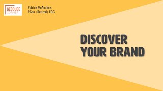 Personal Brand Workshop - Part 1 - Discover Your Brand