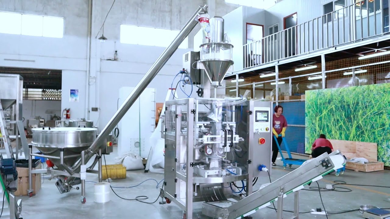 Mode 1️⃣: 200g Pillow Bag Cassava Flour Powder Dosing Bagging Machines