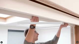 Blindspace Standard Pocket Install with Roller Shades