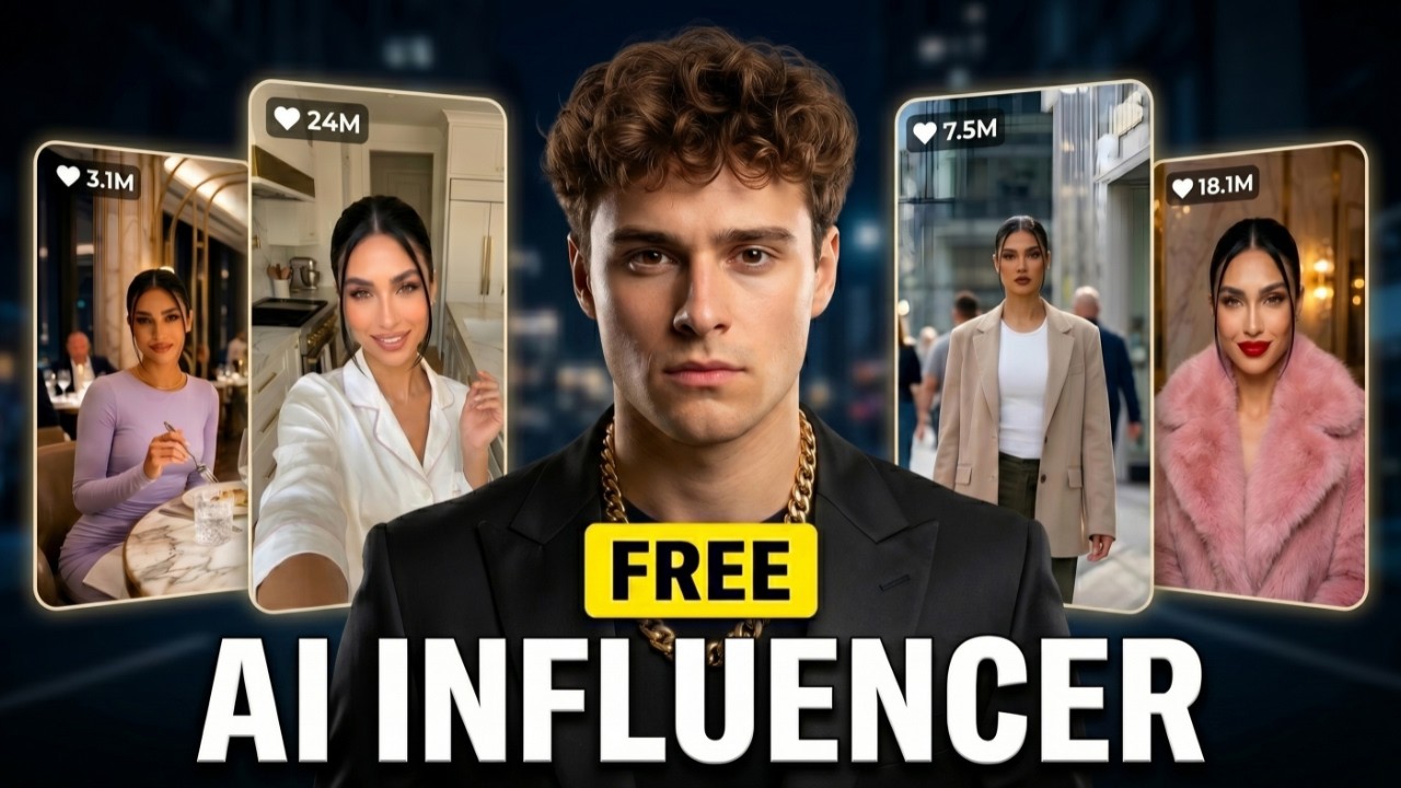 Create AI Influencer for FREE | Hyper Realistic AI Influencer (FULL ...