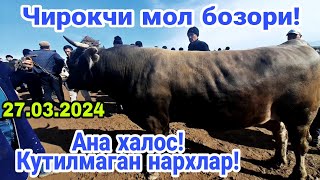 Чирокчи мол бозори нархлари 27.03.2024