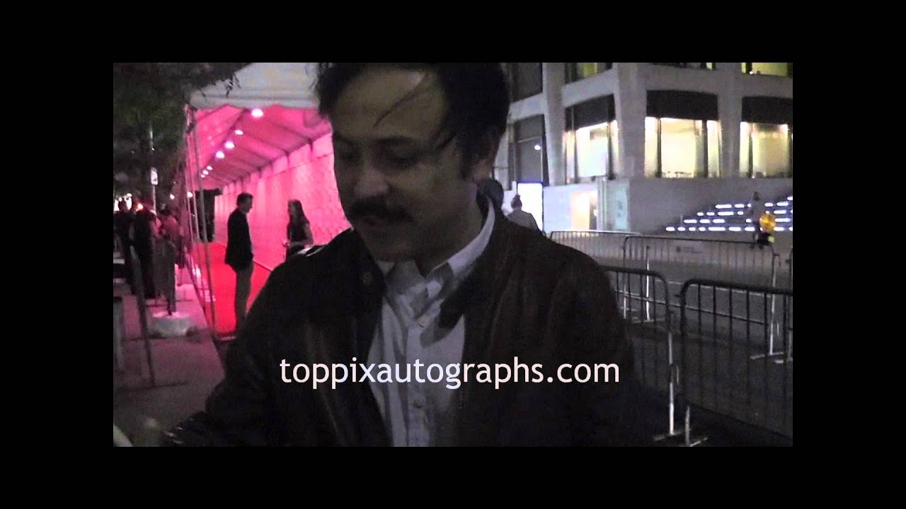 Gerardo Naranjo - Signing Autographs at the New York Film Festival in NYC