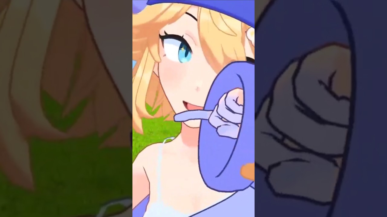 Why are this VTuber's fingers blue?