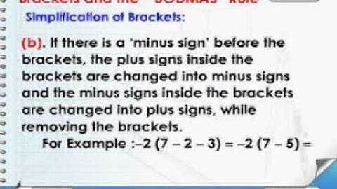 Learn Maths | Class 5 | Brackets and the "BODMAS" Rule | Simplification of Brackets